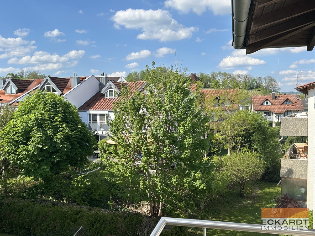 Ausblick Balkon Küche